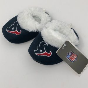 NFL Houston Texans Football Baby Slippers